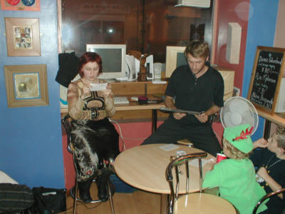 Performance at Cafe Xeno